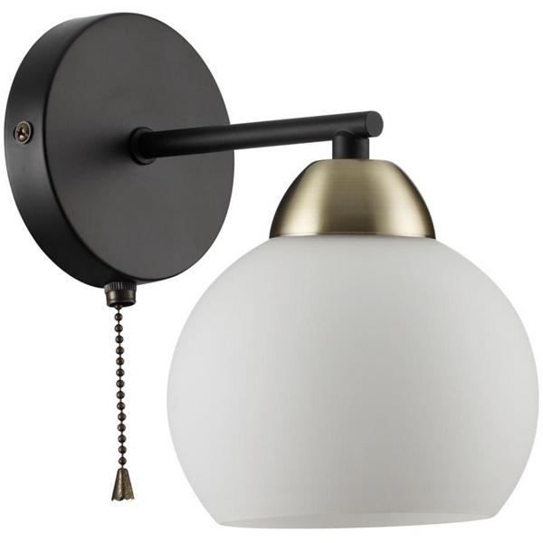 

Бра с выкл. черный, E27 40W Lumion Rowan 4595/1W, Белый, Rowan 4595/1W