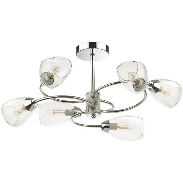 

Люстра потолочная хром E14 6*40W Lumion Romeo 5207/6C, Romeo 5207/6C