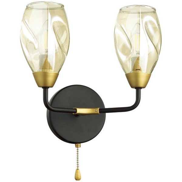 

Бра с выкл. черный, золотой E14 2*40W Lumion FAWN 5208/2W, FAWN 5208/2W