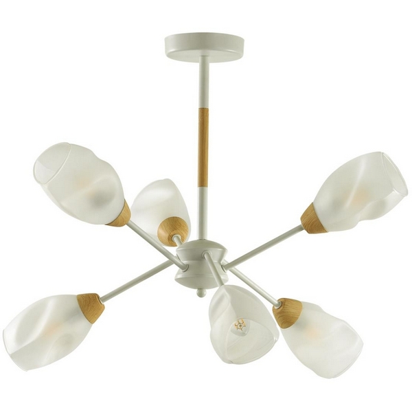 

Люстра потолочная белый, E14 6*40W Lumion Kendra 5210/6C, Kendra 5210/6C