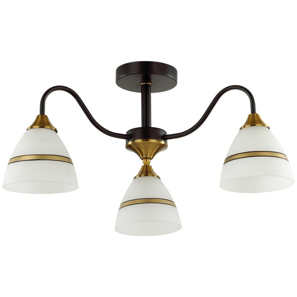 

Потолочная люстра на штанге черный, бронзовый E27 3*60W Lumion Nettie 5214/3C, Nettie 5214/3C