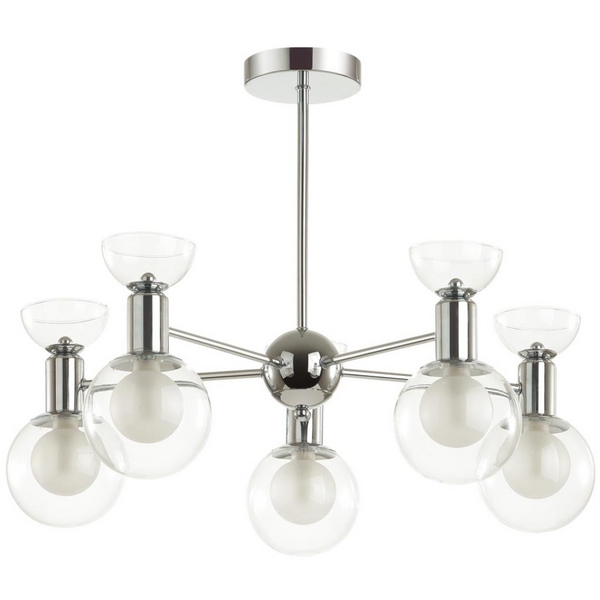 

Потолочная люстра на штанге Lumion Karisma 5619/5C, Прозрачный, Karisma 5619/5C