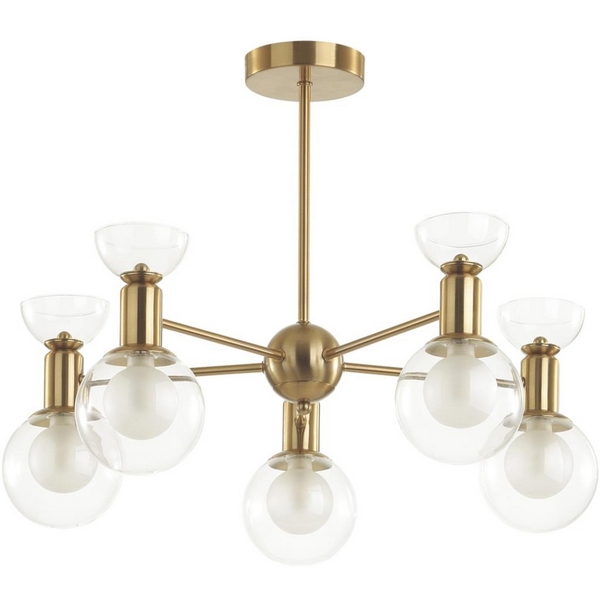 

Потолочная люстра на штанге Lumion Karisma 5620/5C, Прозрачный, Karisma 5620/5C