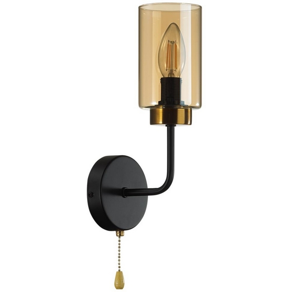 

Бра Lumion Dallin 5640/1W черный, бронза E14 1*40W 220V, Бежевый, Dallin 5640/1W