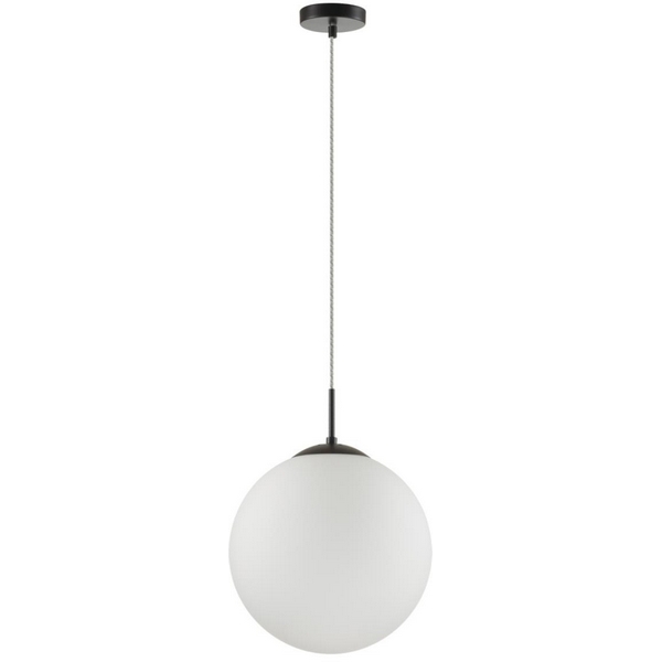

Подвесной светильник Lumion Summer 6510/1A SUSPENTIONI черный E27 1*60W 220V в форме шара, Белый, Summer 6510/1A