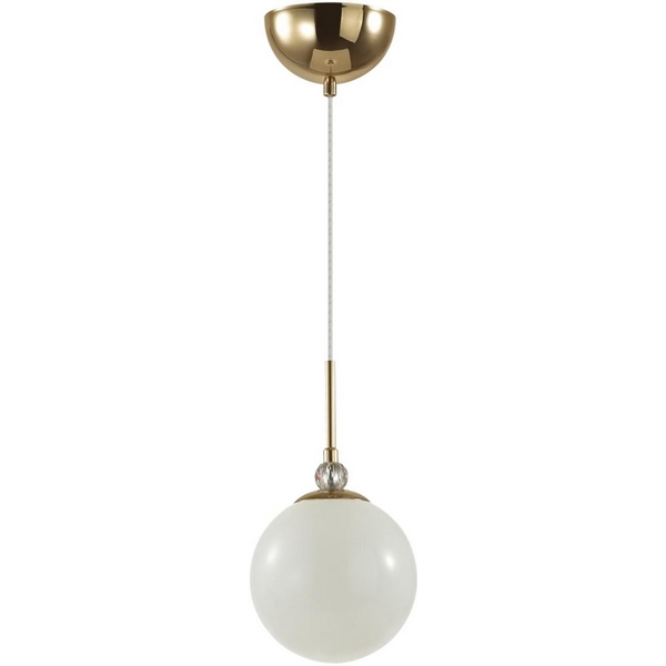 

Подвесной светильник Lumion Marsha 6536/1 золотой E27 1*40W 220V, Белый, Marsha 6536/1