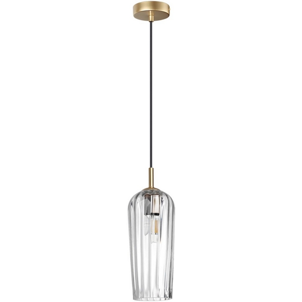 Изображение товара Подвесной светильник Lumion Ellie 6551/1B с регулировкой высоты и стеклянным плафоном