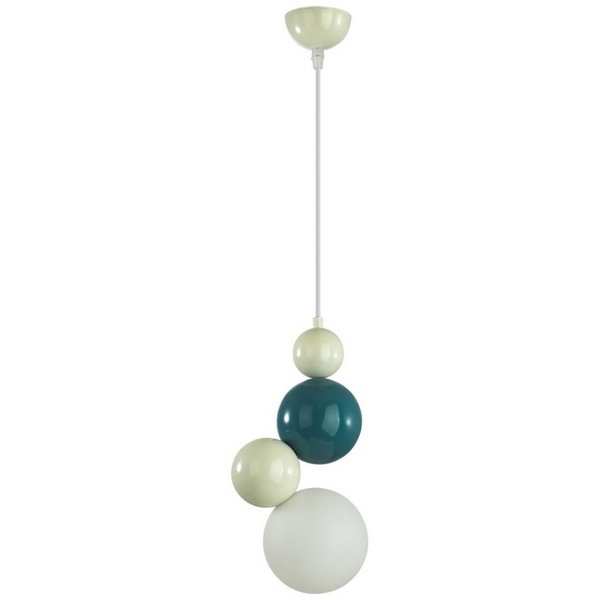 

Подвесной светильник шарики Lumion Ballons 8008/1A белый, голубой/белый металл/пласти G9 5W 220V, Ballons 8008/1A