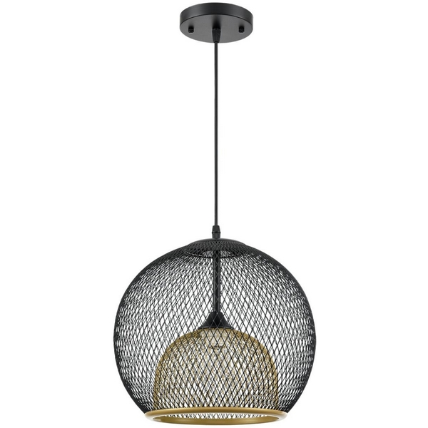 

Подвесной светильник Lumion Leonela 8052/1А черный/черный, золото металл/металл E27 1*60W 220V, Leonela 8052/1А