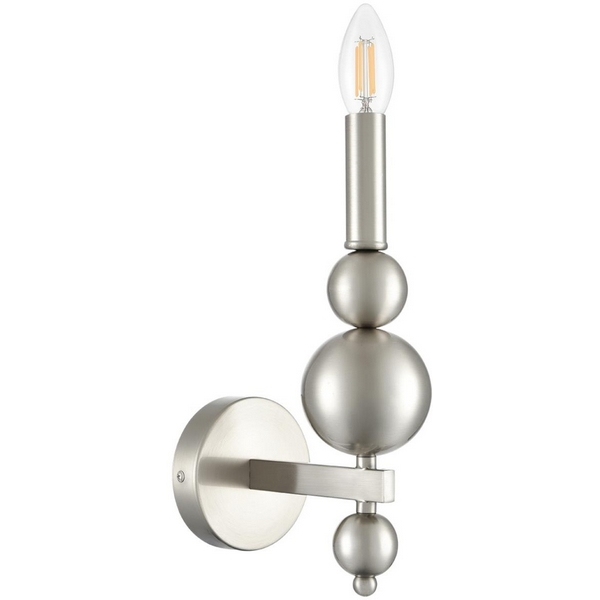 

Бра Lumion Nana 8107/1W никель, металл E14 1*40W 220V, Серебро, Nana 8107/1W