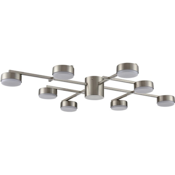 

Потолочная люстра Lumion Dabra 8115/8C никель, металл LED GX53 8*7W 220V, Dabra 8115/8C