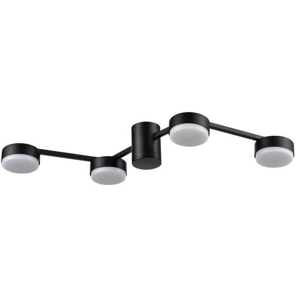 

Потолочная люстра Lumion Sanata 8187/4C черный, металл LED GX53 4*7W 220V, Sanata 8187/4C