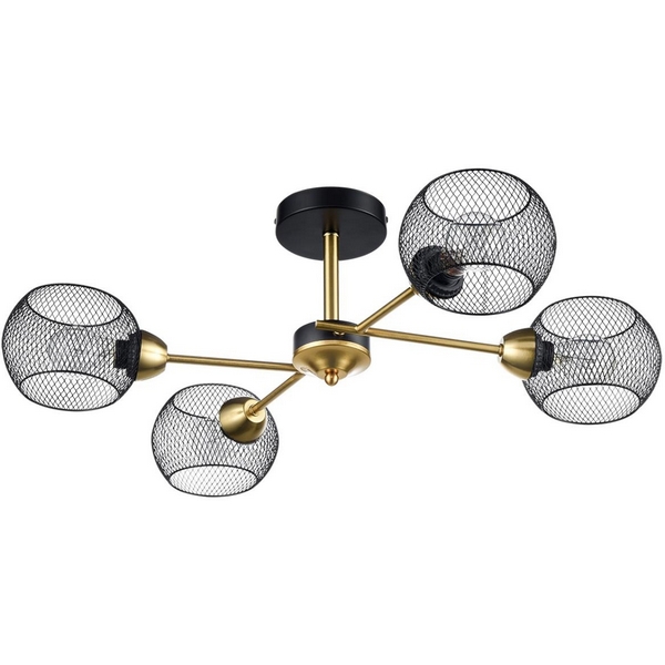 

Потолочная люстра на штанге Lumion Tunara 8247/4C черный/бронза, металл Е27 4*60W 220V, Tunara 8247/4C