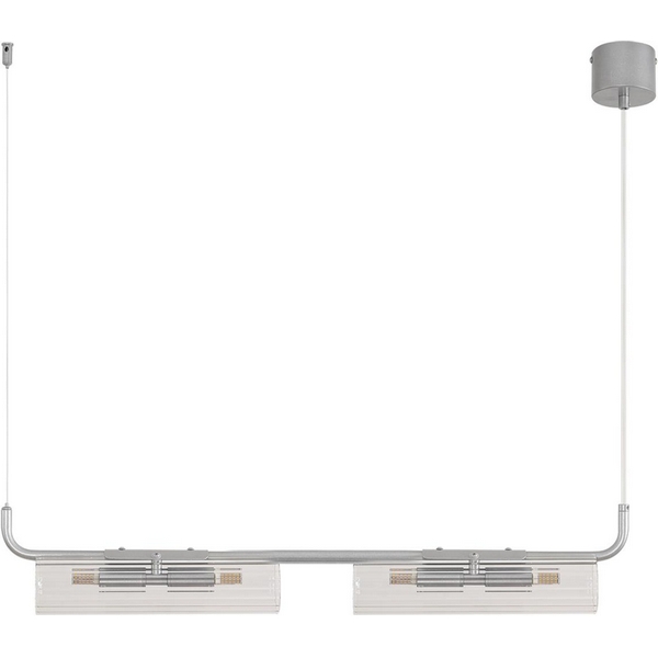 

Подвесной светильник Lumion Toronto 8258/4 серебро/прозрачный, металл/стекло G9 4*20W 220V, Toronto 8258/4