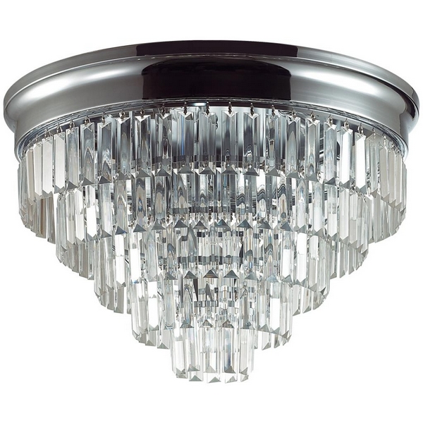 

Потолочная люстра Lumion Zaha 8266/8C хром/хрусталь металл/прозрачный Е14 8*40W 220V с подвесками, Zaha 8266/8C