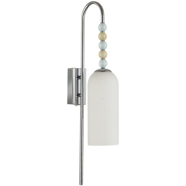 

Бра с выключателем Lumion Tracy 8271/1W хром/голубой/желтый/белый, металл/стекло Е14 1*40W 220V, Tracy 8271/1W