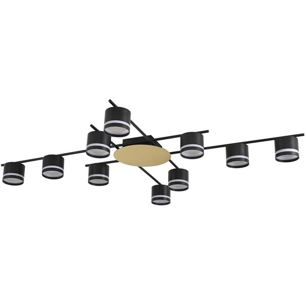 Изображение товара Потолочная люстра Lumion Benua 8304/10C золотой/черный, металл/акрил GX53 LED 10*7W 220V