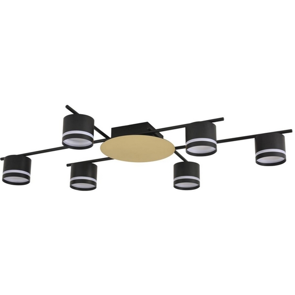 

Потолочная люстра Lumion Benua 8304/6C золотой/черный, металл/акрил GX53 LED 6*7W 220V, Benua 8304/6C