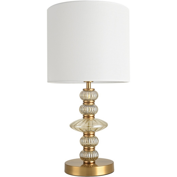 Изображение товара Настольная лампа Lumion Ilmira 8337/1T бронза/белый металл/текстиль E14 40W 220V Изображение товара Настольная лампа Lumion Ilmira 8337/1T бронза/белый металл/текстиль E14 40W 220V