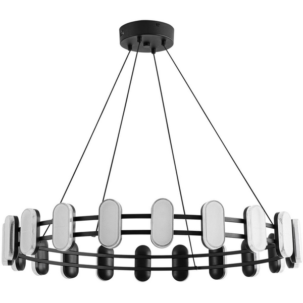 

Люстра подвесная Lumion Ovela 8342/40L черный/белый металл/акрил LED 40W 4000K 220V, Ovela 8342/40L