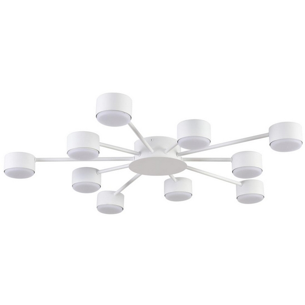 

Потолочная люстра Lumion Torina 8343/10C белый, металл GX53 LED 10*7W 220V, Torina 8343/10C