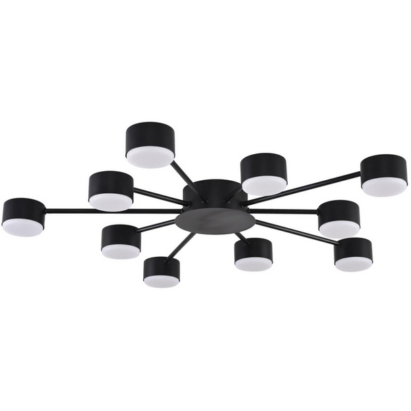 

Потолочная люстра Lumion Torina 8344/10C черный, металл GX53 LED 10*7W 220V, Torina 8344/10C