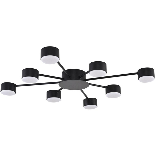 

Потолочная люстра Lumion Torina 8344/8C черный, металл GX53 LED 8*7W 220V, Torina 8344/8C