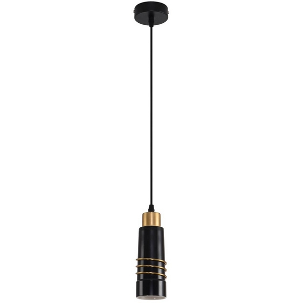 

Подвесной светильник Lumion Lilo 8361/1A золото/черный металл/керамика E27 60W 220V, Lilo 8361/1A