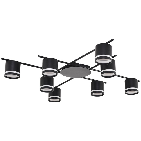 

Потолочная люстра Lumion Berty 8362/8C черный, металл/акрил GX53 LED 8*7W 220V, Berty 8362/8C