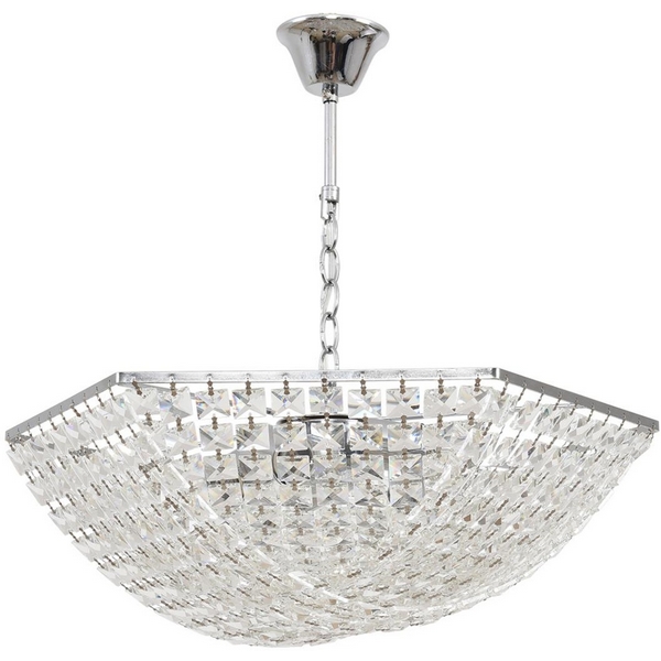 

Люстра подвесная Lumion Amalia 8377/5 хром/прозрачный, металл/хрустал E27 5*60W 220V, Amalia 8377/5