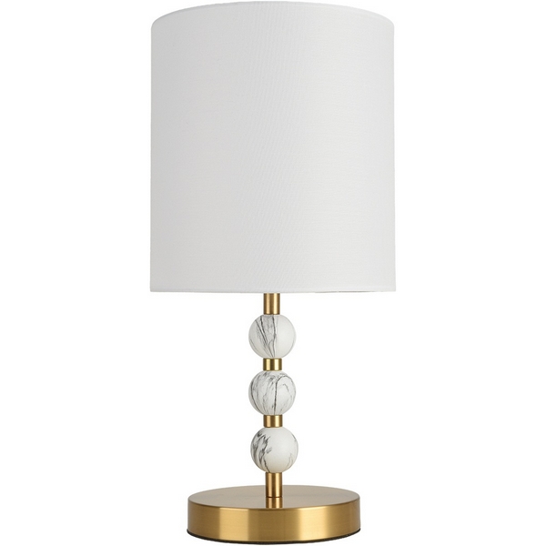 Изображение товара Настольная лампа Lumion Torry 8441/1T французское золото/белый металл /текстиль E14 40W 220V Изображение товара Настольная лампа Lumion Torry 8441/1T французское золото/белый металл /текстиль E14 40W 220V