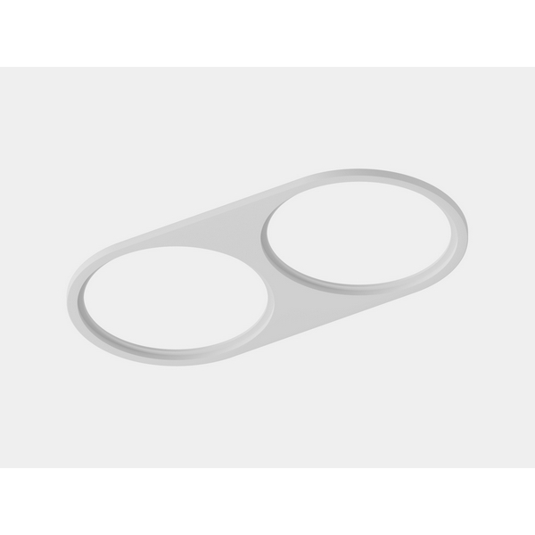 

Рамка двойная круглая белая Lumker Combo Mini 2.0 C-2MINI-FR2R-WH, Combo Mini 2.0 C-2MINI-FR2R-WH