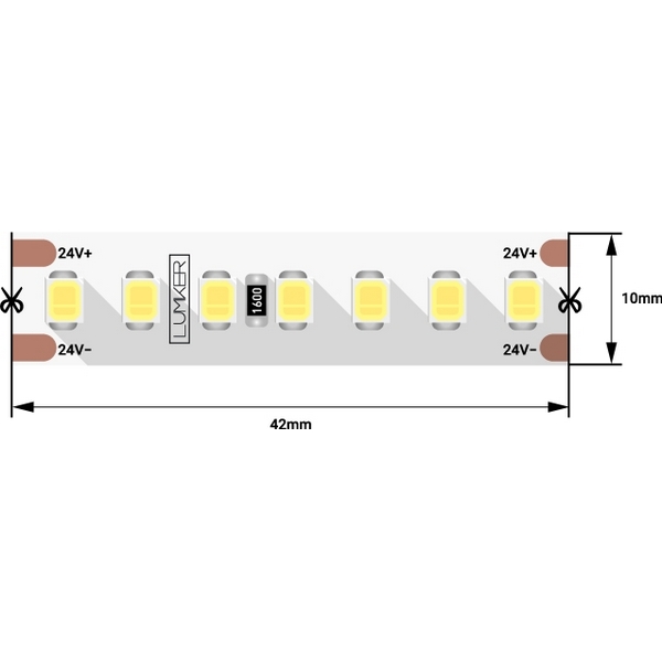 

Светодиодная лента IP33 Lumker LK2H168 LK2H168-24-WW-33 (5 шт.), LK2H168 LK2H168-24-WW-33