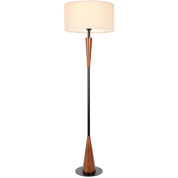 Изображение товара Торшер Lussole Franklin LSP-5025 современный стиль модерн с тканевым абажуром
