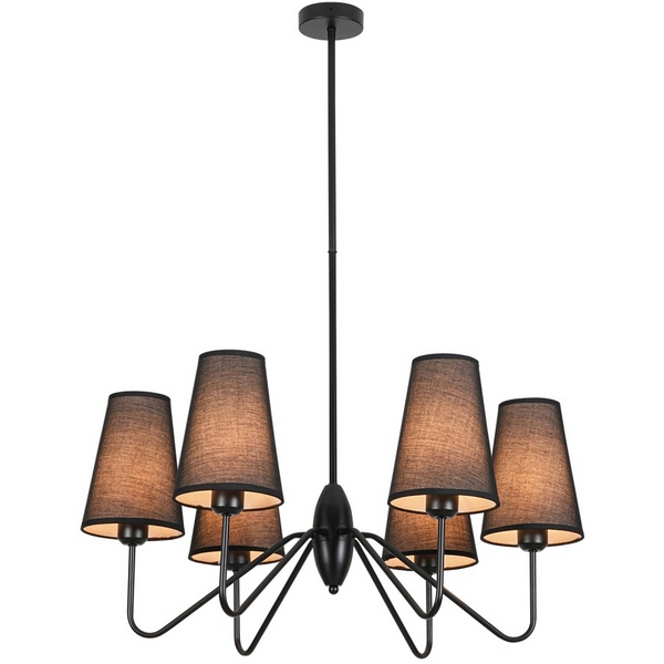 

Потолочная люстра на штанге Lussole LSP-5043, Черный, LSP-5043