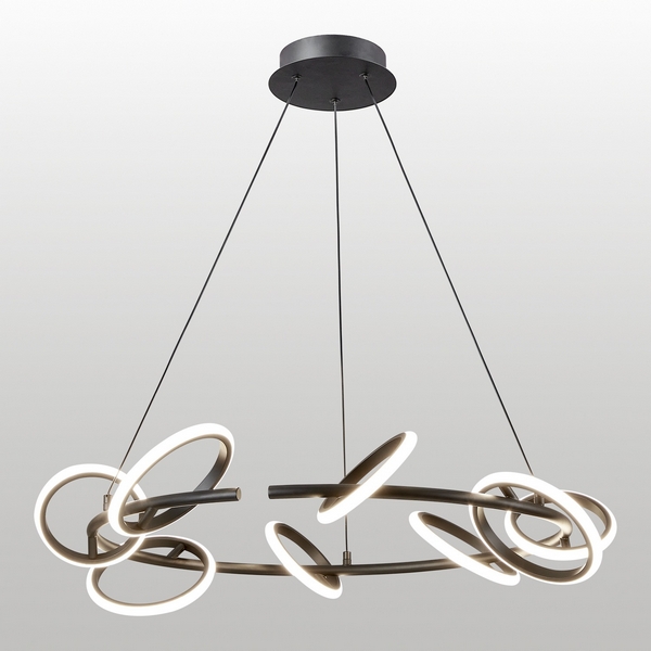 

Подвесной светильник LED Lussole Kimble LSP-7419 кольцо, Черный, Kimble LSP-7419