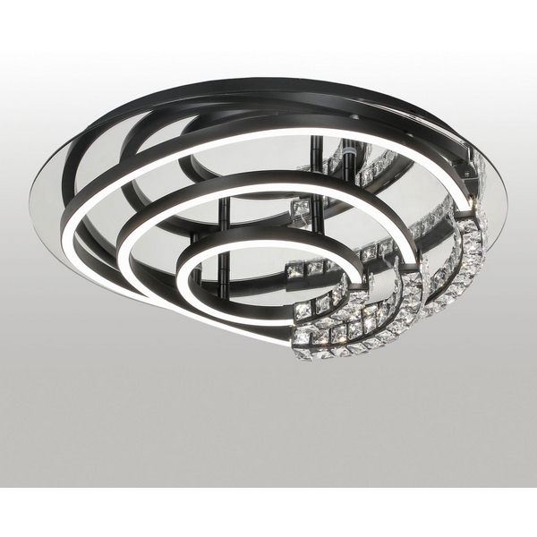 

Потолочная LED люстра Lussole Hardin LSP-7436, Черный, Hardin LSP-7436