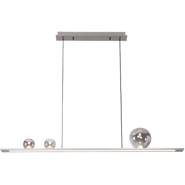 

Подвесной светодиодный светильник LED Lussole Fishers LSP-7454 шарики, Серый, Fishers LSP-7454
