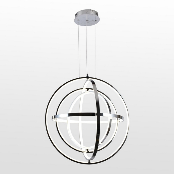 

Подвесной светильник светодиодный Lussole Bradford LSP-7458 кольцо, Хром, Bradford LSP-7458