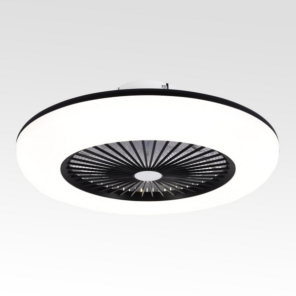 

Потолочная светодиодная люстра с вентилятором Lussole Moonlight LSP-7463, Черный, Moonlight LSP-7463