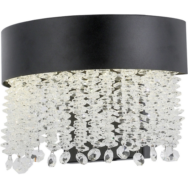 

Бра хрусталь светодиодное Lussole Starr LSP-7476 с подвесками, Прозрачный, Starr LSP-7476