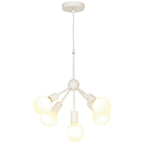 

Подвесная люстра IP21 Lussole Elmira LSP-8268-W, Белый, Kenner LSP-8268-W