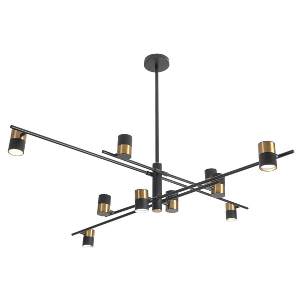 

Потолочная люстра IP21 Lussole Gilbert LSP-8377, Черный, Gilbert LSP-8377