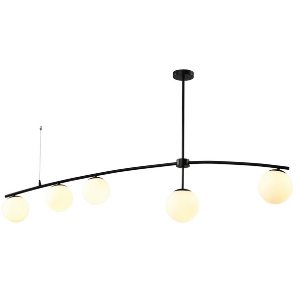 

Потолочная люстра на штанге Lussole Fishers LSP-8798 шарики, Белый, Fishers LSP-8798
