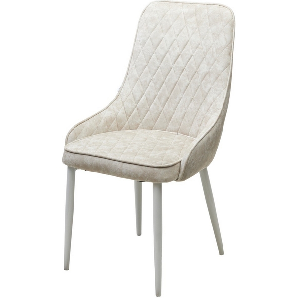 

Стул ТУРИН FIESTA Молочный , велюр "антипальчиковый"/ белый каркас M-City 472M05587, Бежевый, Турин 472M05587