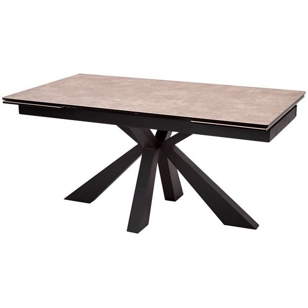 

Стол ALEZIO 160 HYDRA MOKA TL-52 матовая испанская керамика/ черный каркас (M-City), ALEZIO DECDF189TTL52BLCK