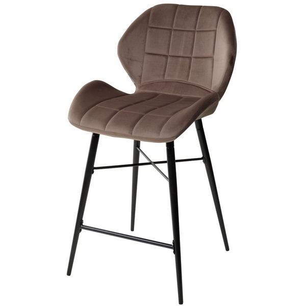 

Полубарный стул MARCEL BLUVEL-38 LATTE (H=65cm), велюр (M-City), Marcel UDC8238BLV38