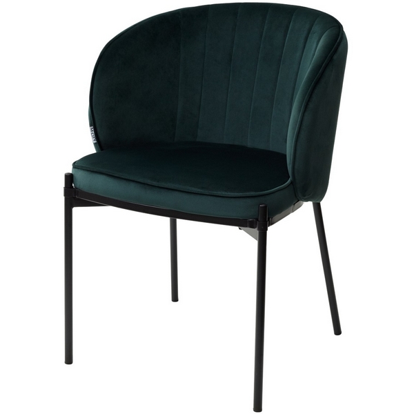 

Стул DIANA BLUVEL-78 GREEN, велюр/ черный каркас (M-City), Diana UDCHDC024BLV78