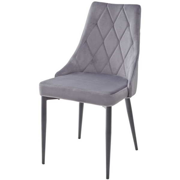 

Стул NEPAL BLUVEL-14 GREY/ серый каркас, велюр (M-City), Nepal GDC110BLUV14DGRY