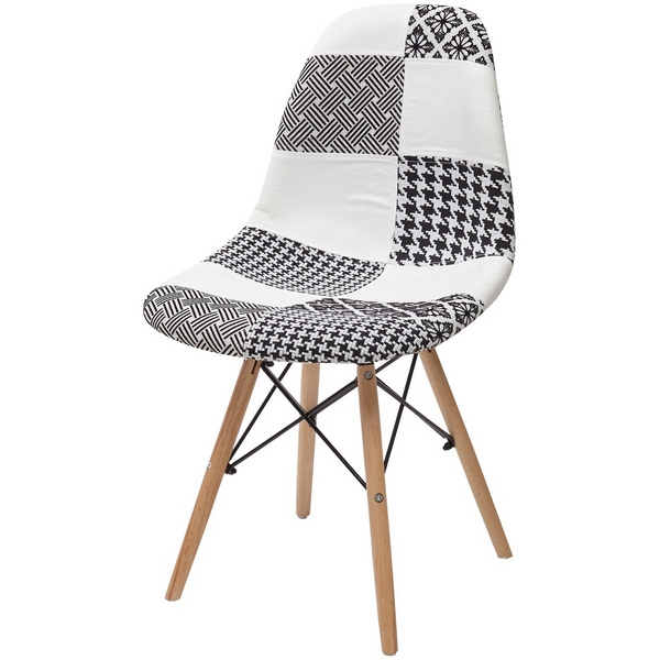 

Стул MODERN-623C PATCHWORK-BW, ткань (M-City), Modern DNPP623CPATCHWORKBW